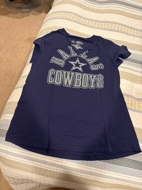 Dallas Cowboys Authentic Navy V Graphic Tee